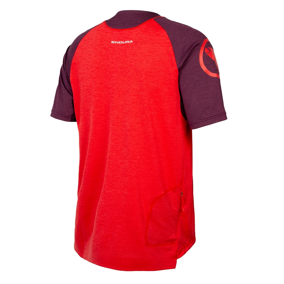 Men's SingleTrack S/S Tee - Pomegranate