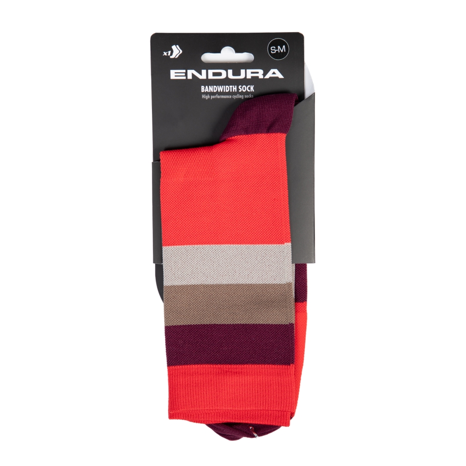 Unisex Bandwidth Socks - Pomegranate
