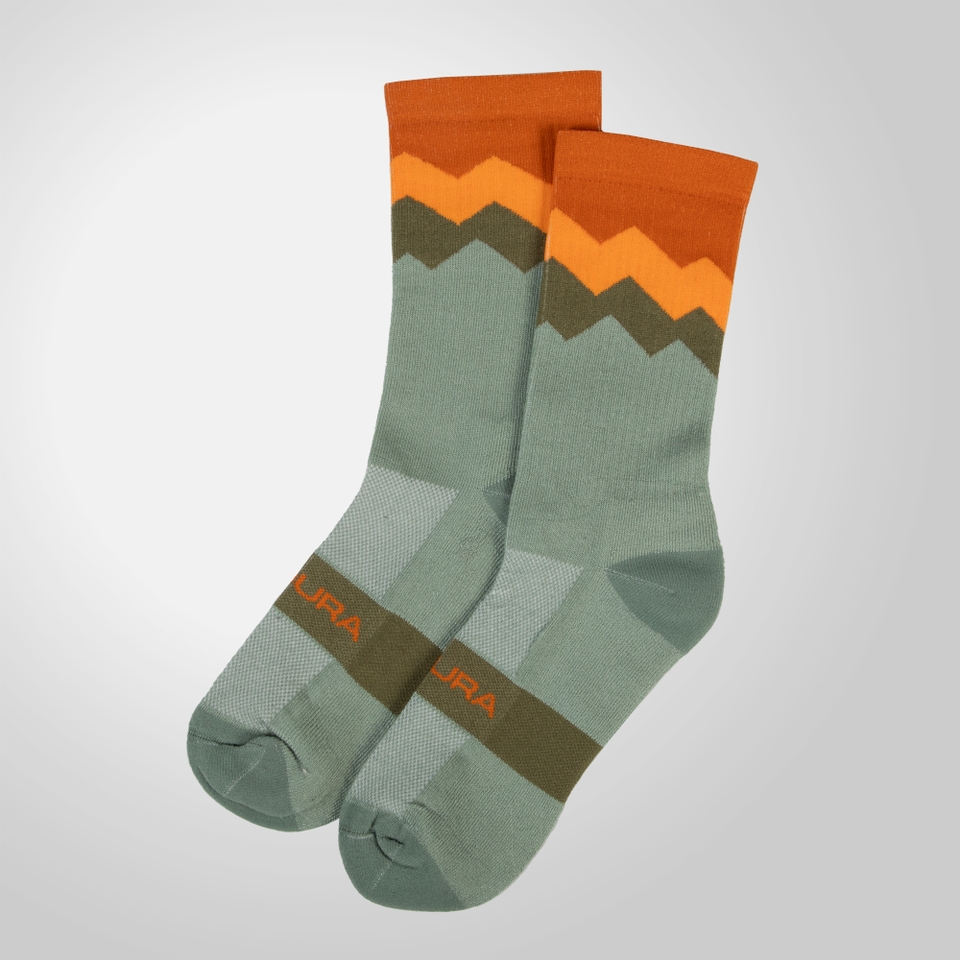 Jagged Sock - Jade