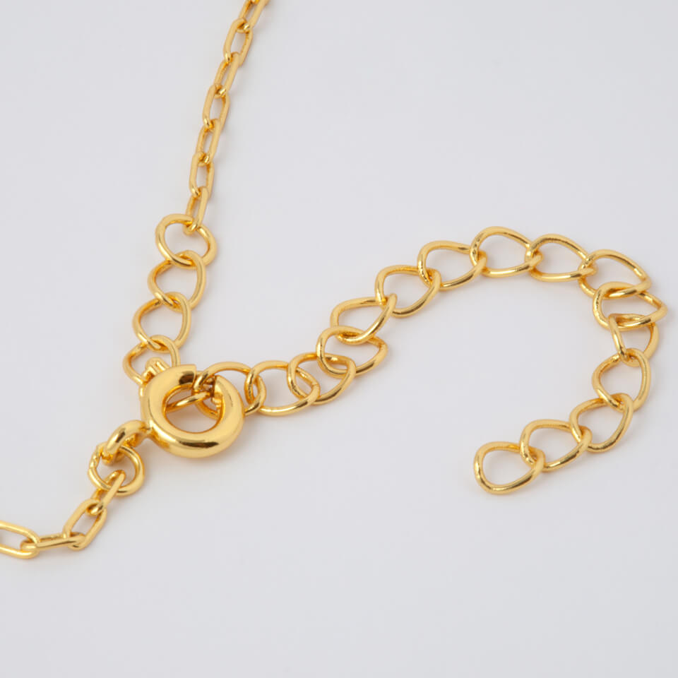LULU Copenhagen Love U Gold-Plated Enamel Necklace