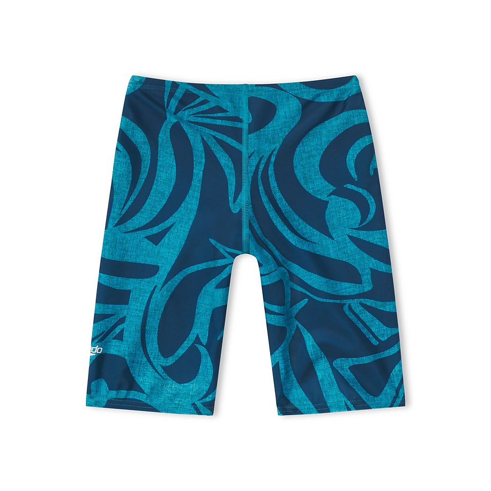 Men's Printed Jammer Blue