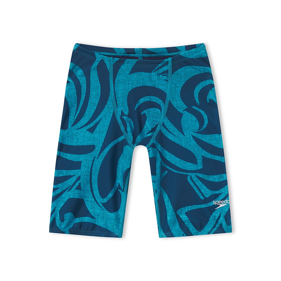Men's Printed Jammer Blue