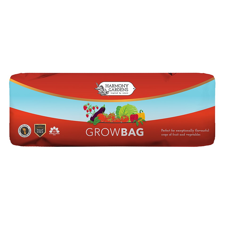 Harmony Gardens Grow Bag 2 Bags (Total 60L / 23kg) Homebase