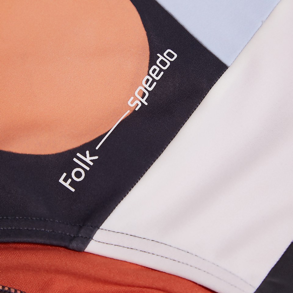 Folk x Speedo Printed Long Sleeve Swimsuit