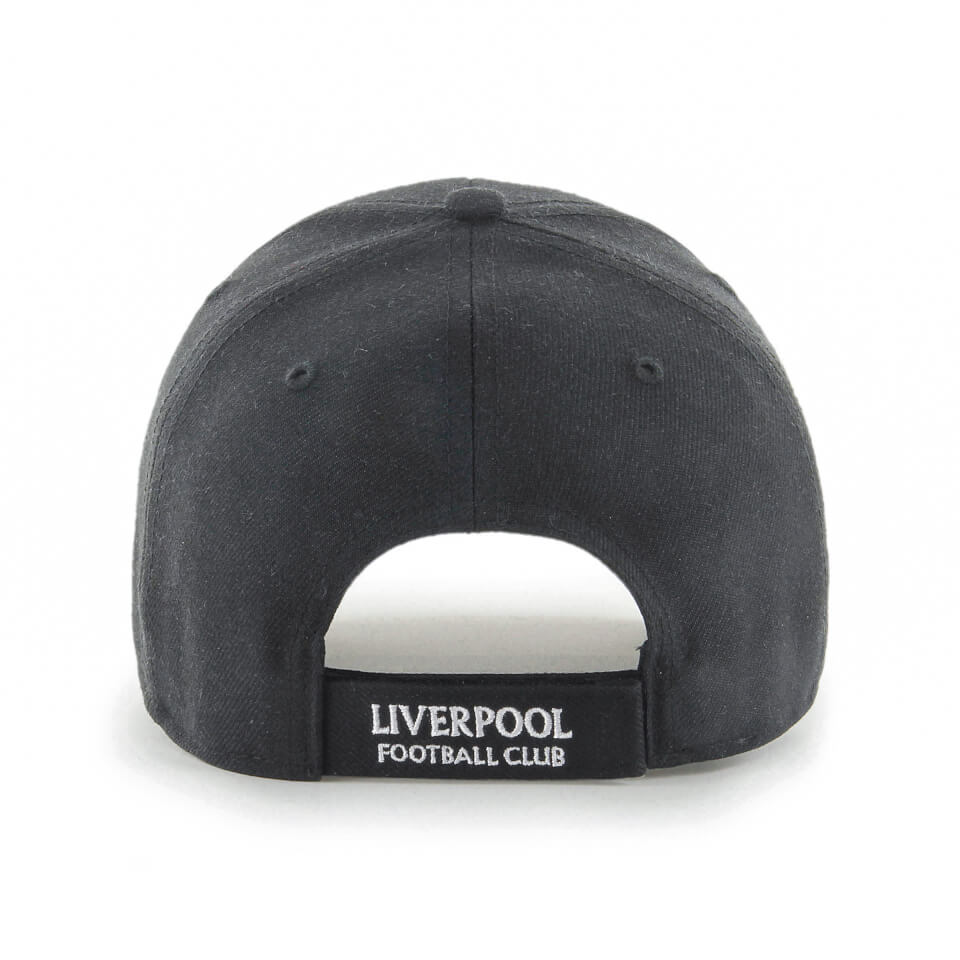 Liverpool FC '47 MVP Unisex Baseball Cap - White Logo, Black