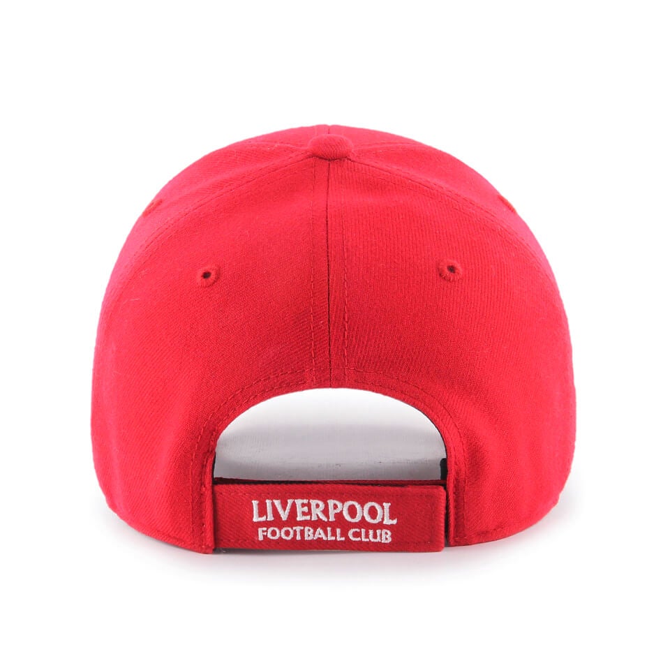 '47 Brand Liverpool FC MVP Cap - Grey, Adjustable, Acrylic/Wool Blend, Officially Licensed