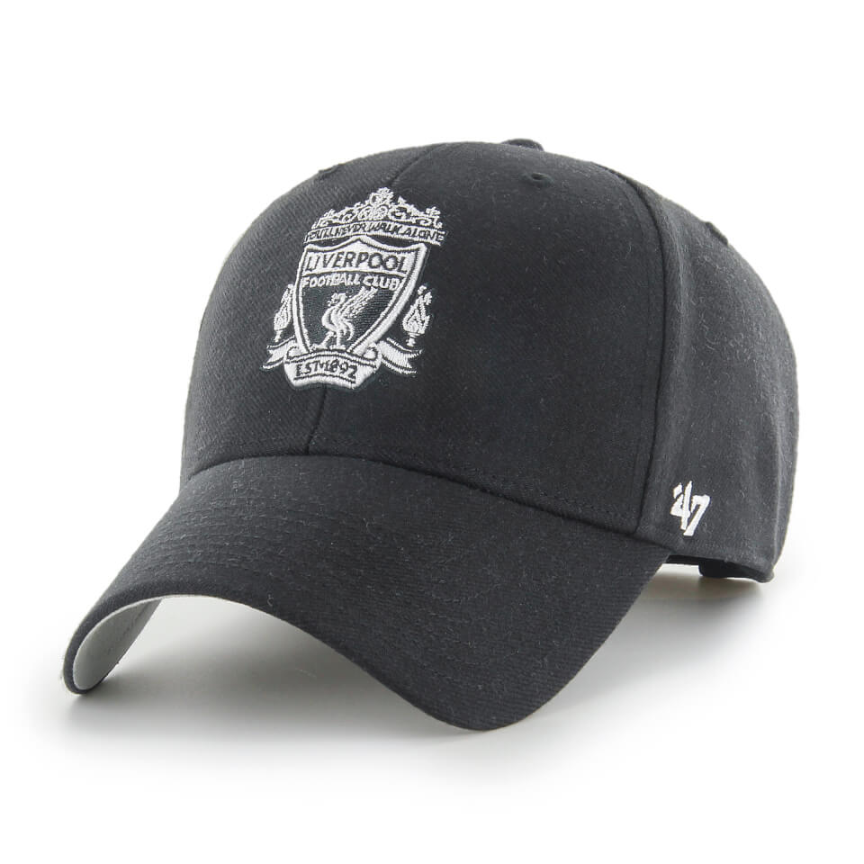 Liverpool FC '47 MVP Unisex Baseball Cap - LFC Badge Logo, Black