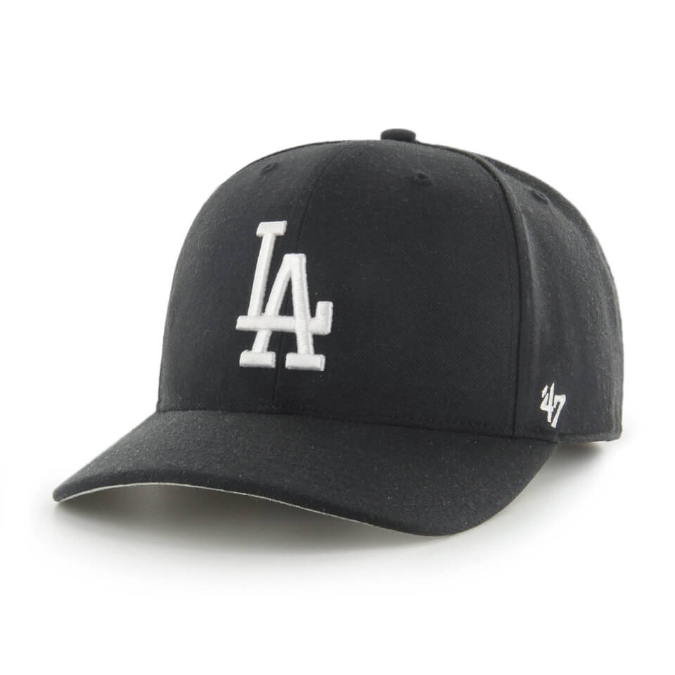 Los Angeles Dodgers '47 Cold Zone MVP DP Unisex Baseball Cap - White Logo, Black