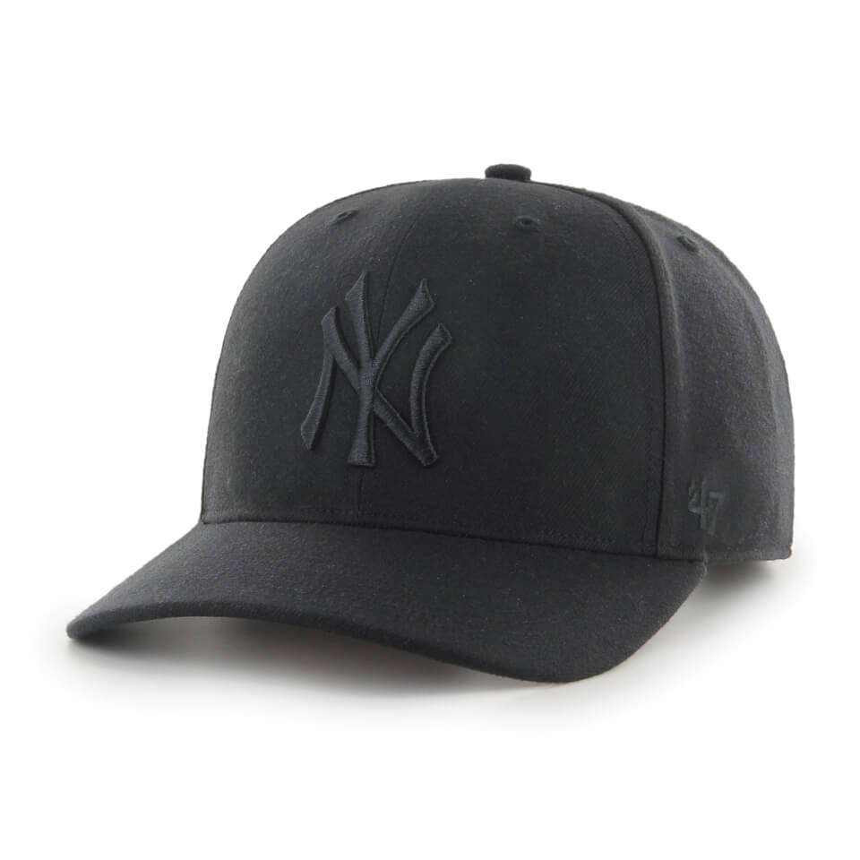 New York Yankees '47 Cold Zone MVP DP Unisex Baseball Cap - Black Logo, Black