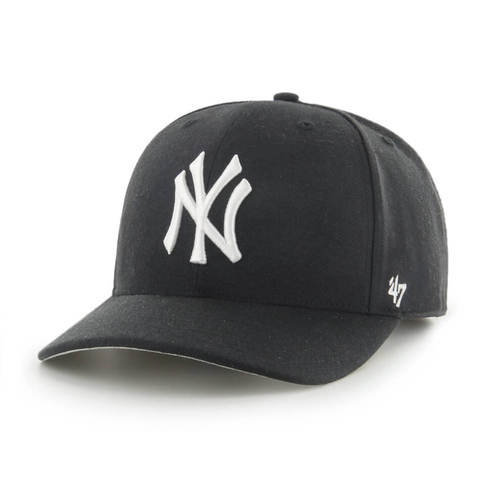New York Yankees '47 Cold Zone MVP DP Unisex Baseball Cap - White Logo, Black