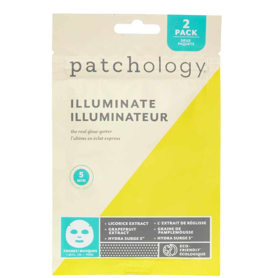 Patchology FlashMasque Illuminate Mask (Pack of 2)