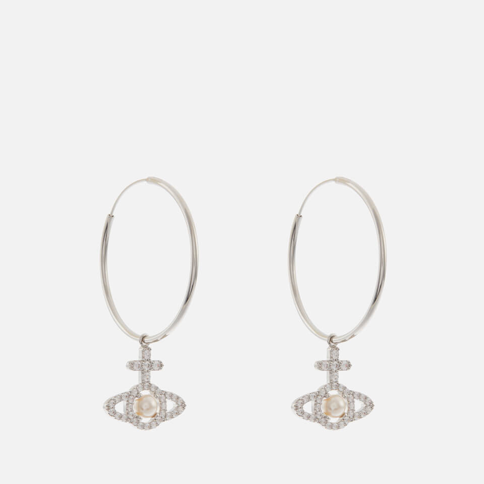 Vivienne Westwood Olympia Silver-Tone Hoop Earrings