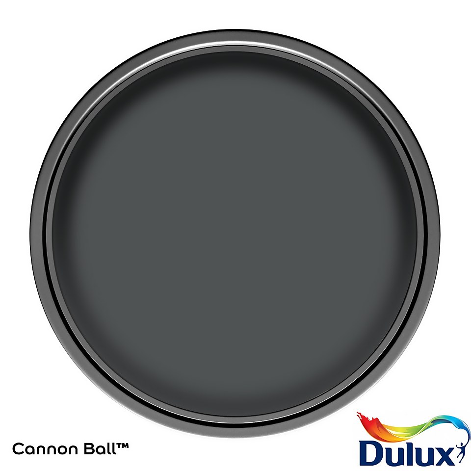 Dulux Simply Refresh Multi Surface Eggshell Paint Cannon Ball - 750ml