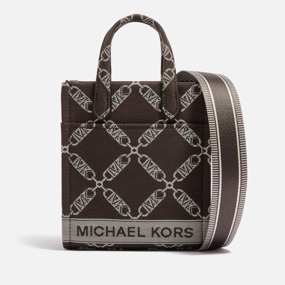 MICHAEL Michael Kors GIGI XS Logo-Jacquard Tote Bag