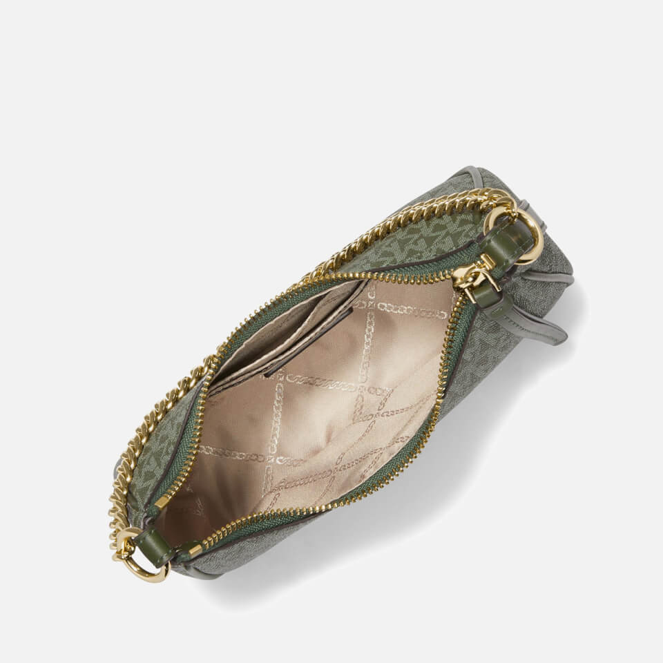 MICHAEL Michael Kors Jet Set Charm Coated-Canvas Pouchette