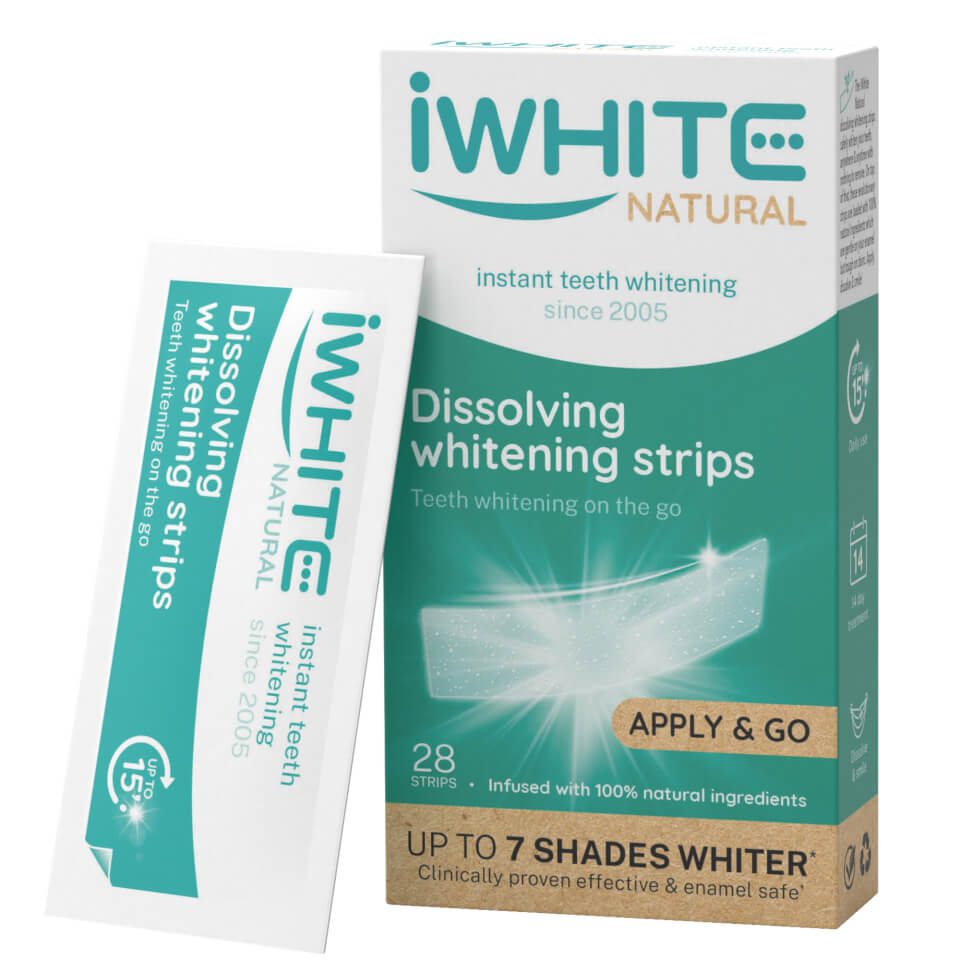 iWhite Natural Teeth Whitening Strips x28 0.9g