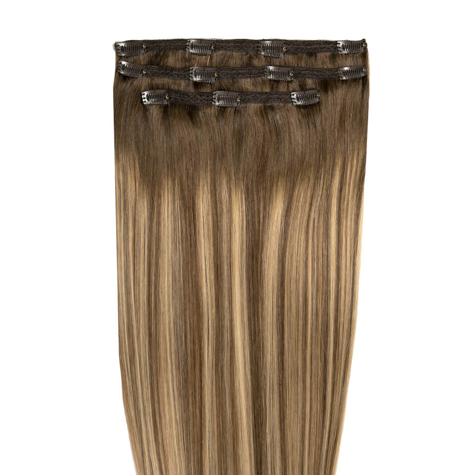 Beauty Works Deluxe Clip-in 16 Inch Extensions - Mocha Melt
