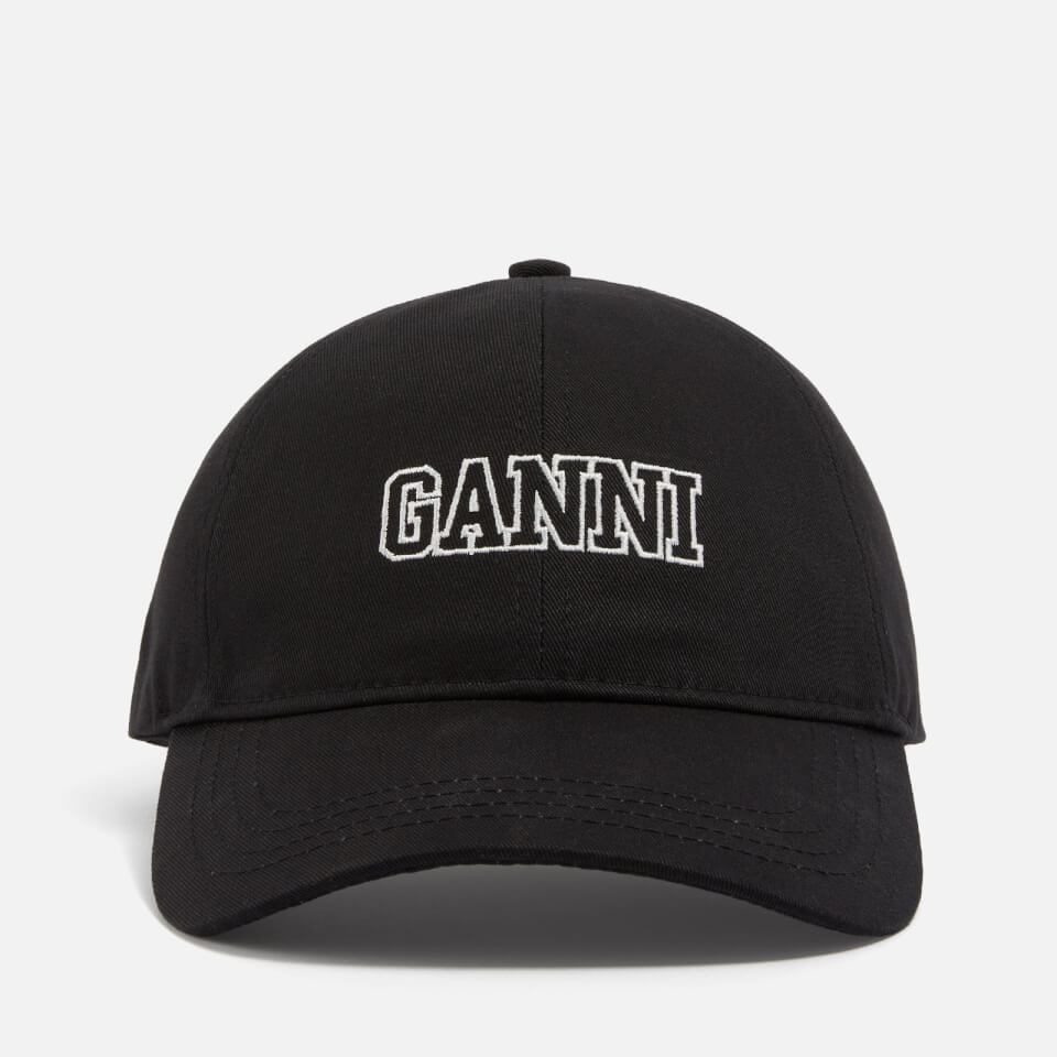 Ganni Organic Cotton Baseball Cap