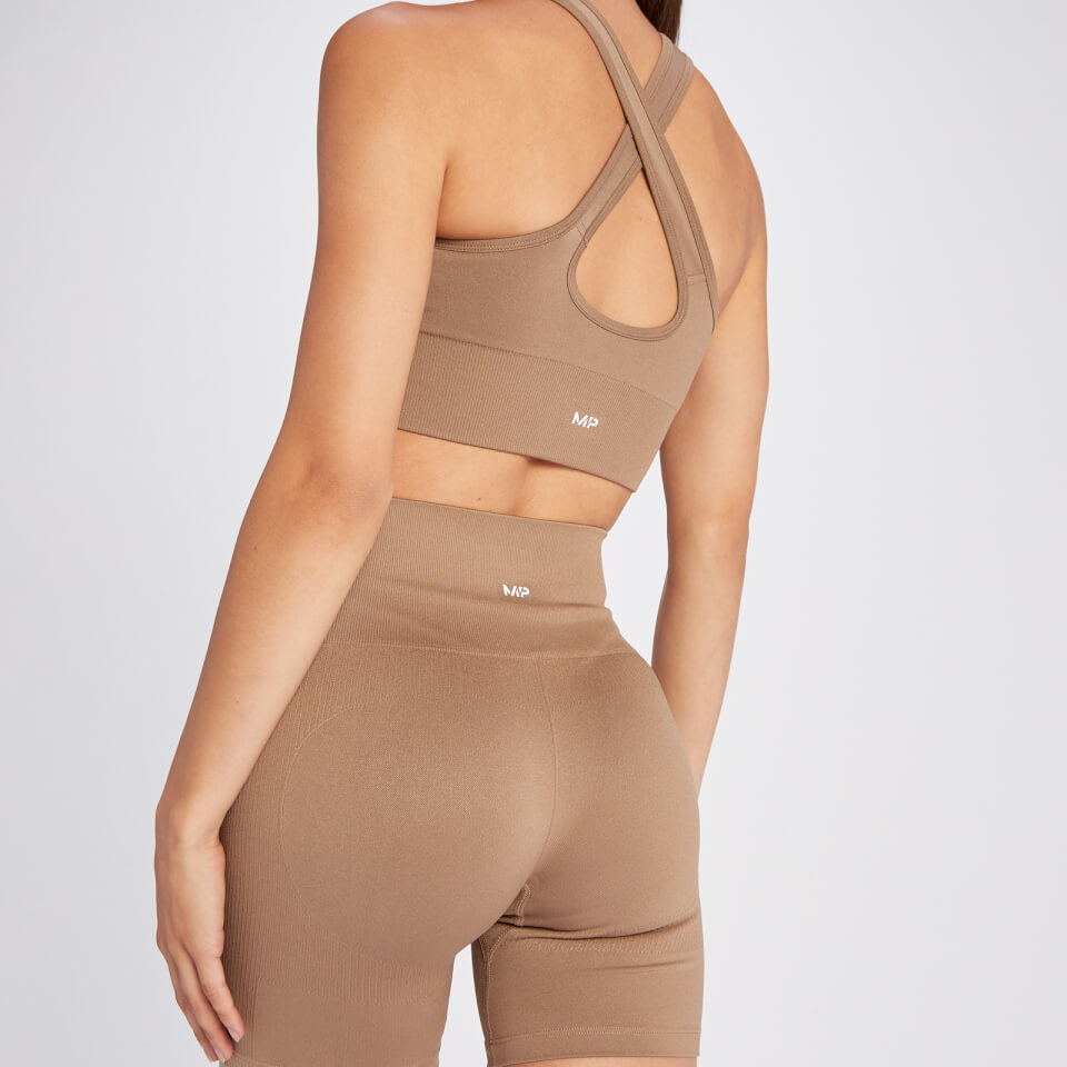 MP Women's Shape Seamless Cycling Shorts - Toffee