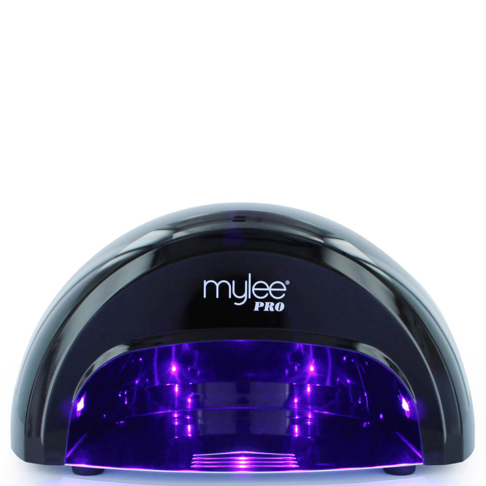 Mylee Black Convex Curing Lamp Kit with Gel Nail Polish Essentials Set