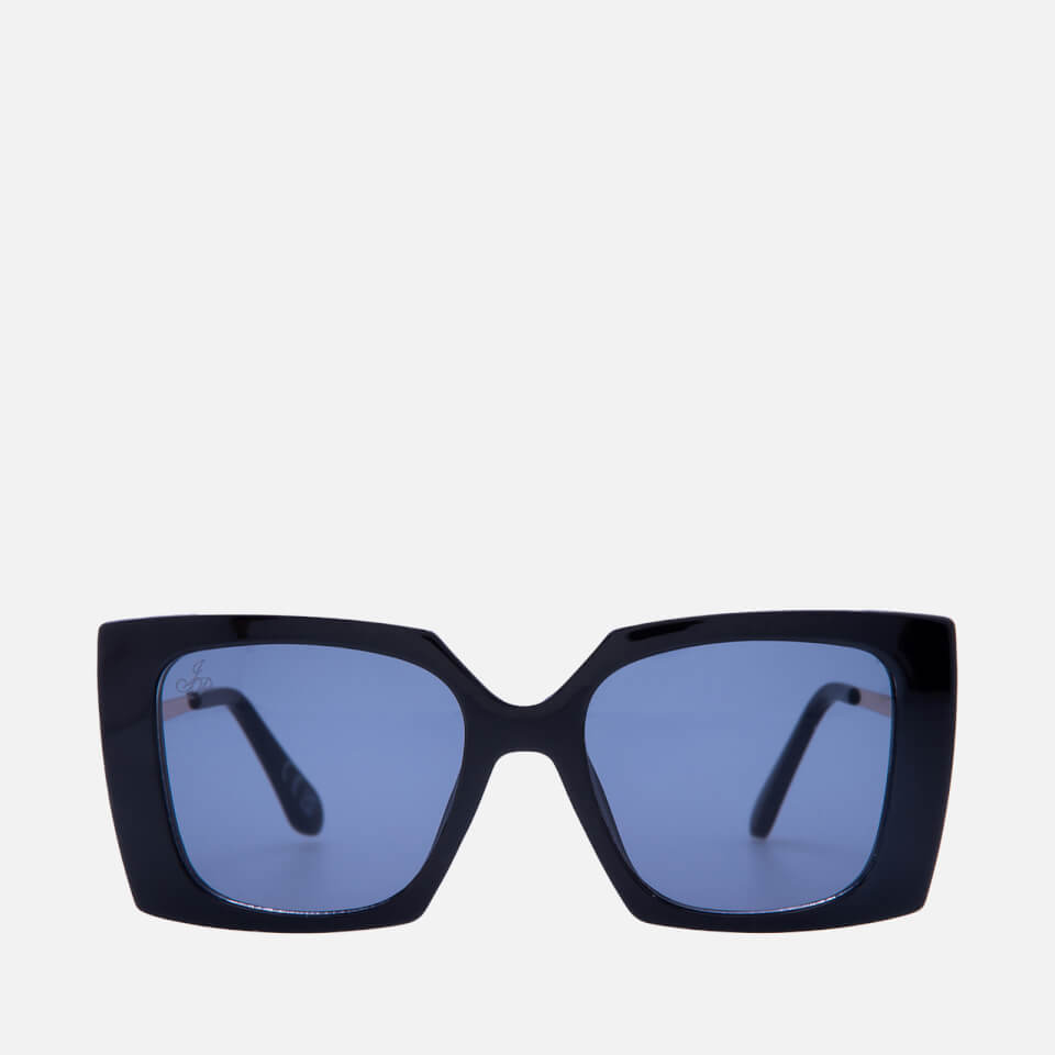 Jeepers Peepers Oversized Square-Frame Acetate Sunglasses