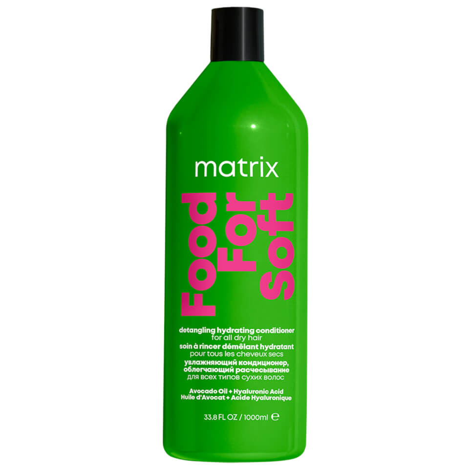 Matrix Food For Soft Detangling Conditioner with Avocado Oil and Hyaluronic Acid For Dry Hair 1000ml