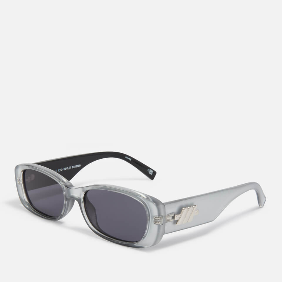 Le Specs UNREAL! Acetate Rectangle-Frame Sunglasses