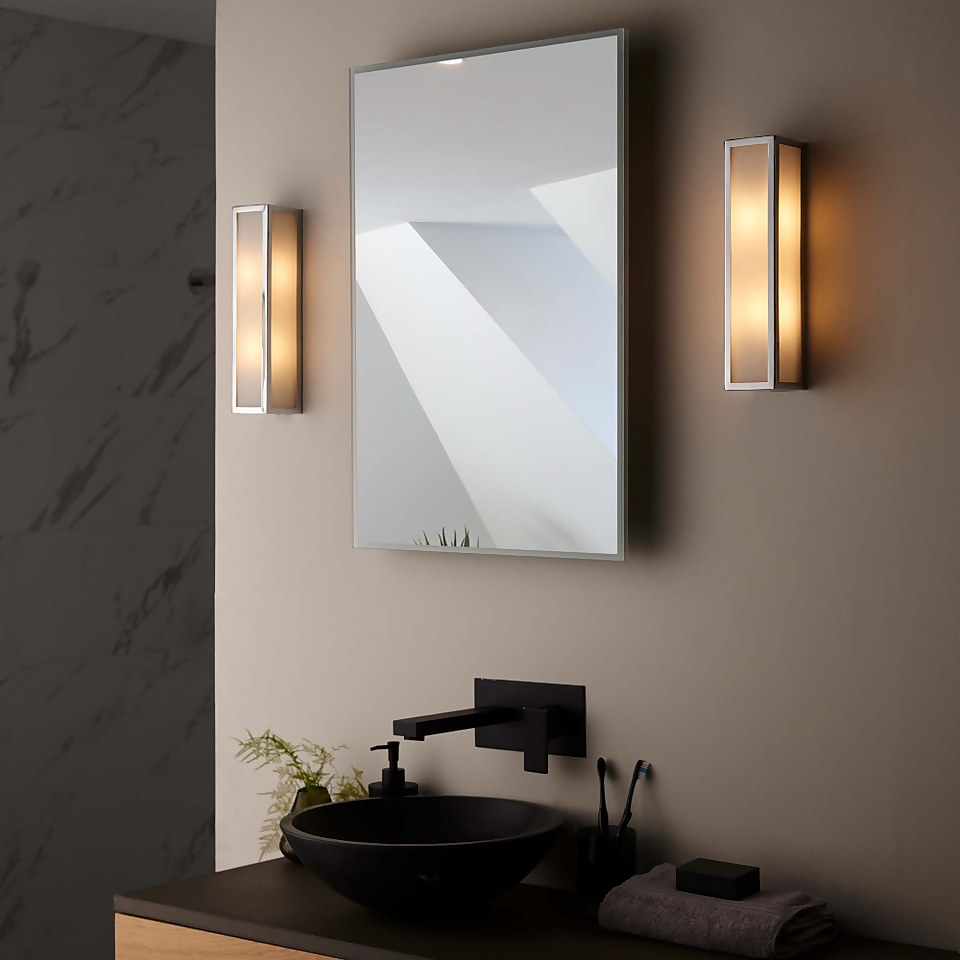 Daltra Large Bathroom Wall Light - Chrome Effect