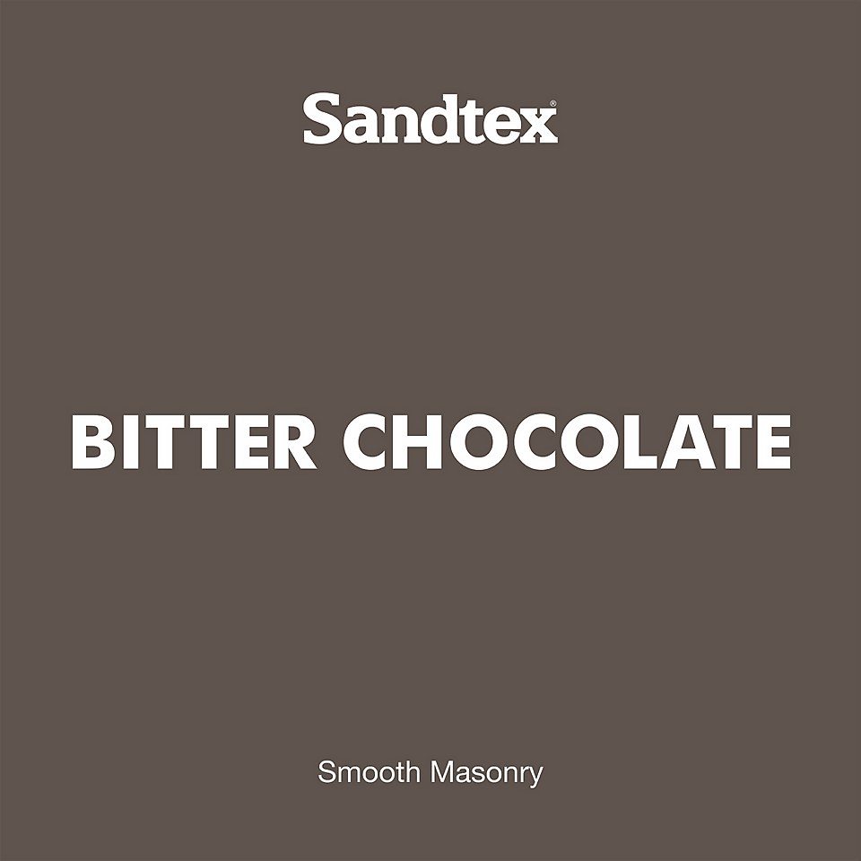 Sandtex Ultra Smooth Masonry Paint Bitter Chocolate - Tester 150ml