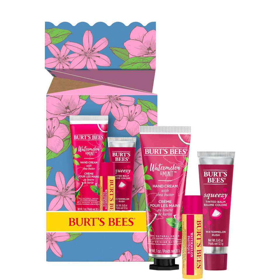 Burt's Bees You're One in a Melon Lip Balm and Hand Cream Gift Set