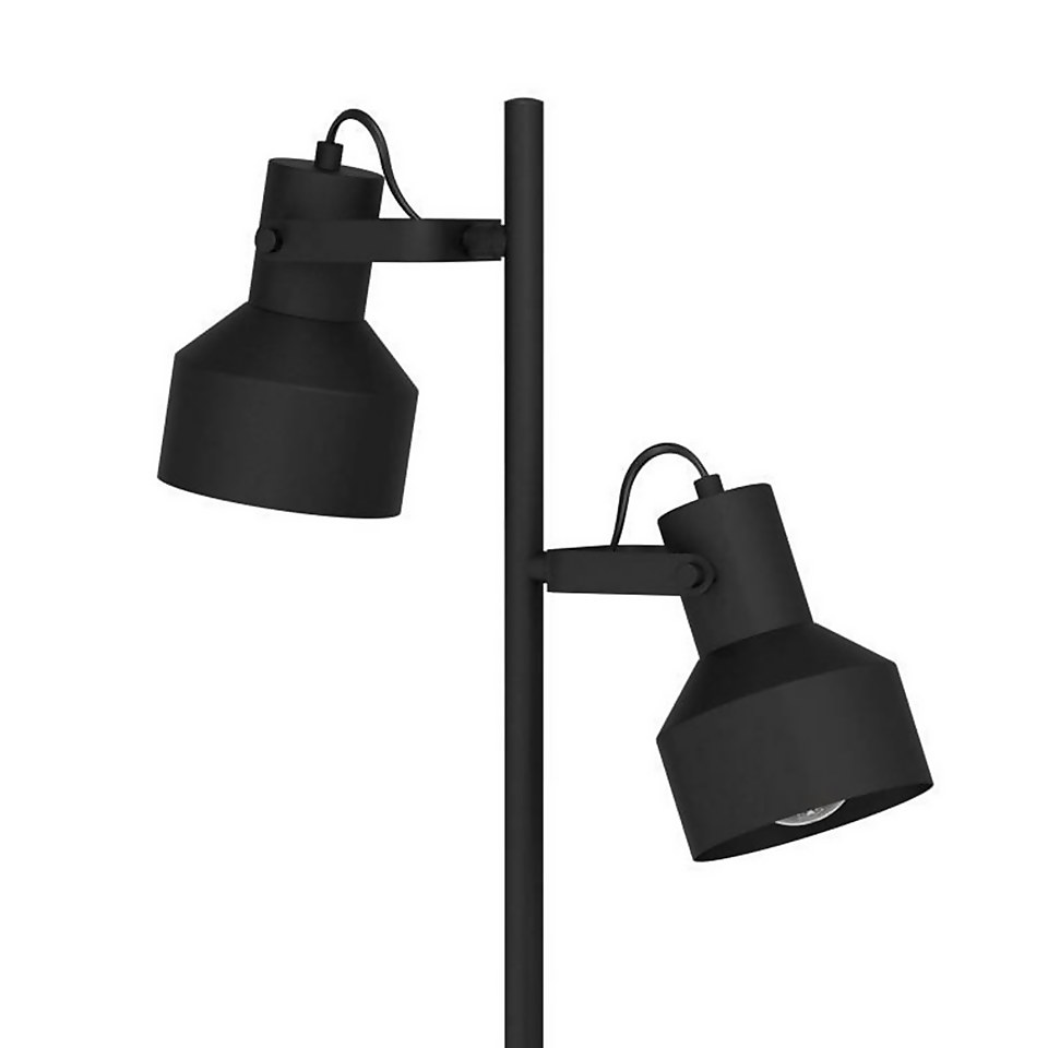 Eglo Casibare Floor Lamp - Black