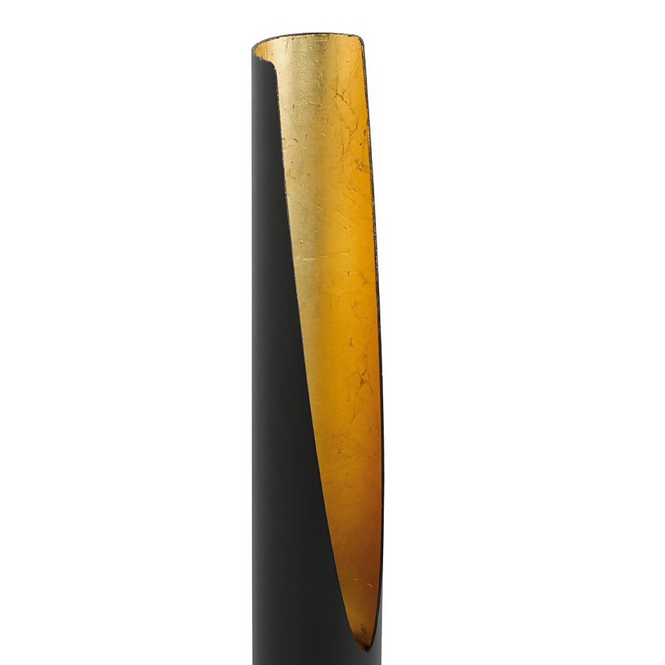 Eglo Barbotto Table Lamp - Black & Gold