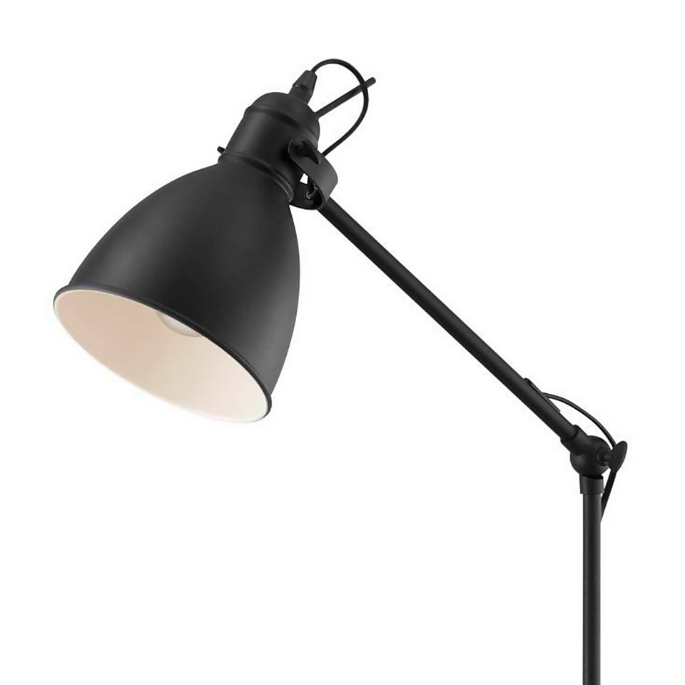 Eglo Priddy Floor Lamp - Black