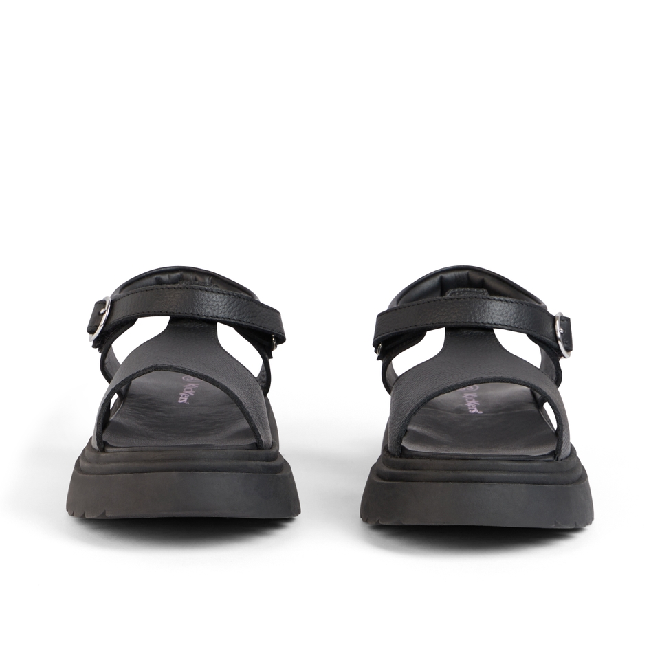 Junior Girls Kenzi Sandals Leather Black