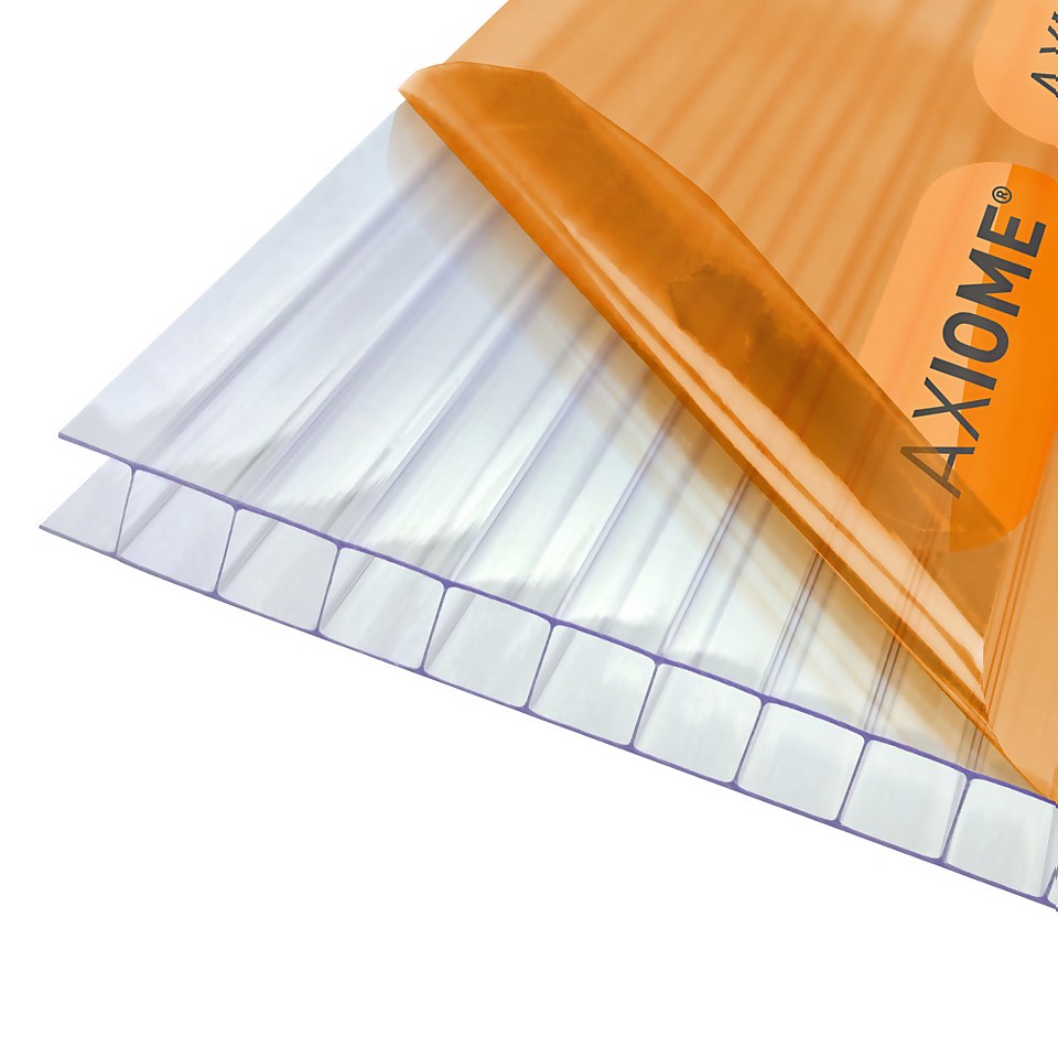 Axiome® Clear 10mm Twinwall Glazing Sheets  1000 x 2500mm