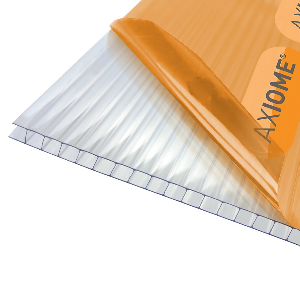 Axiome® Clear 6mm Twinwall Glazing Sheets  1000 x 3000mm
