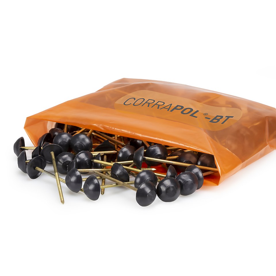 Corrapol®-BT Bitumen Fixings Black - 100 Pack