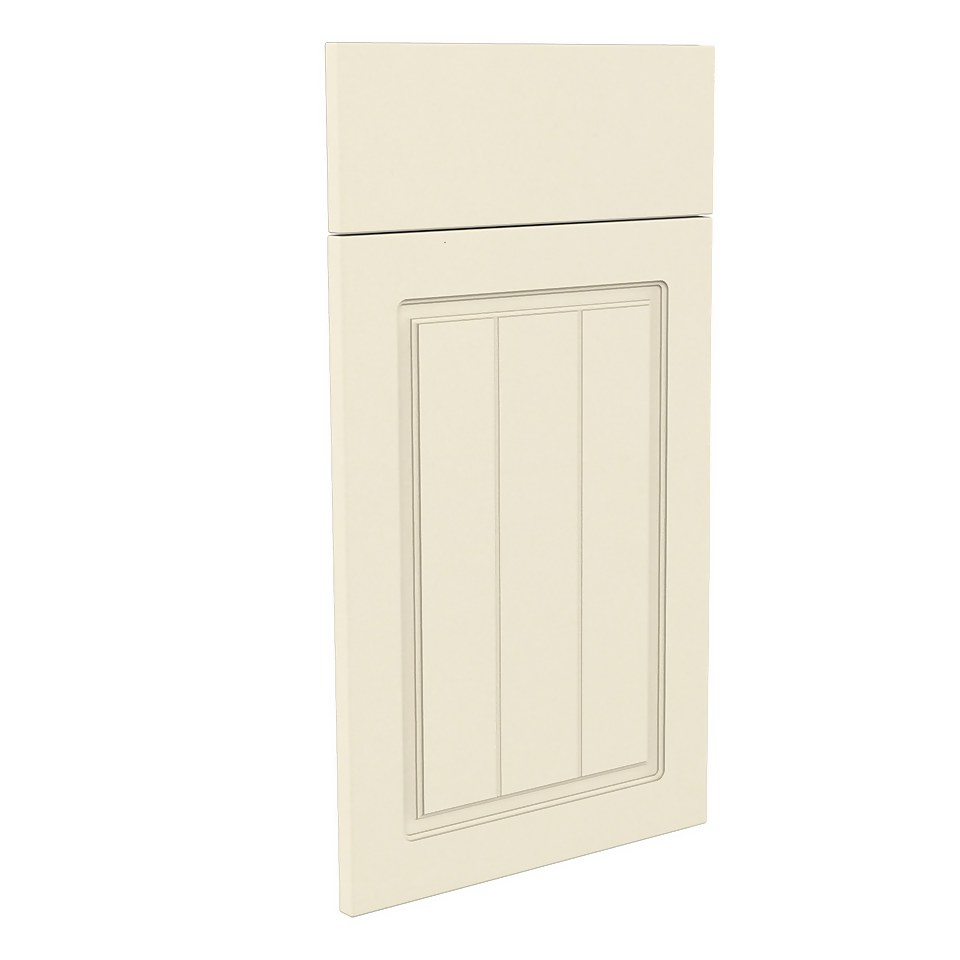 Country Shaker Kitchen Cabinet Door and Drawer Front (W)397mm - Cream