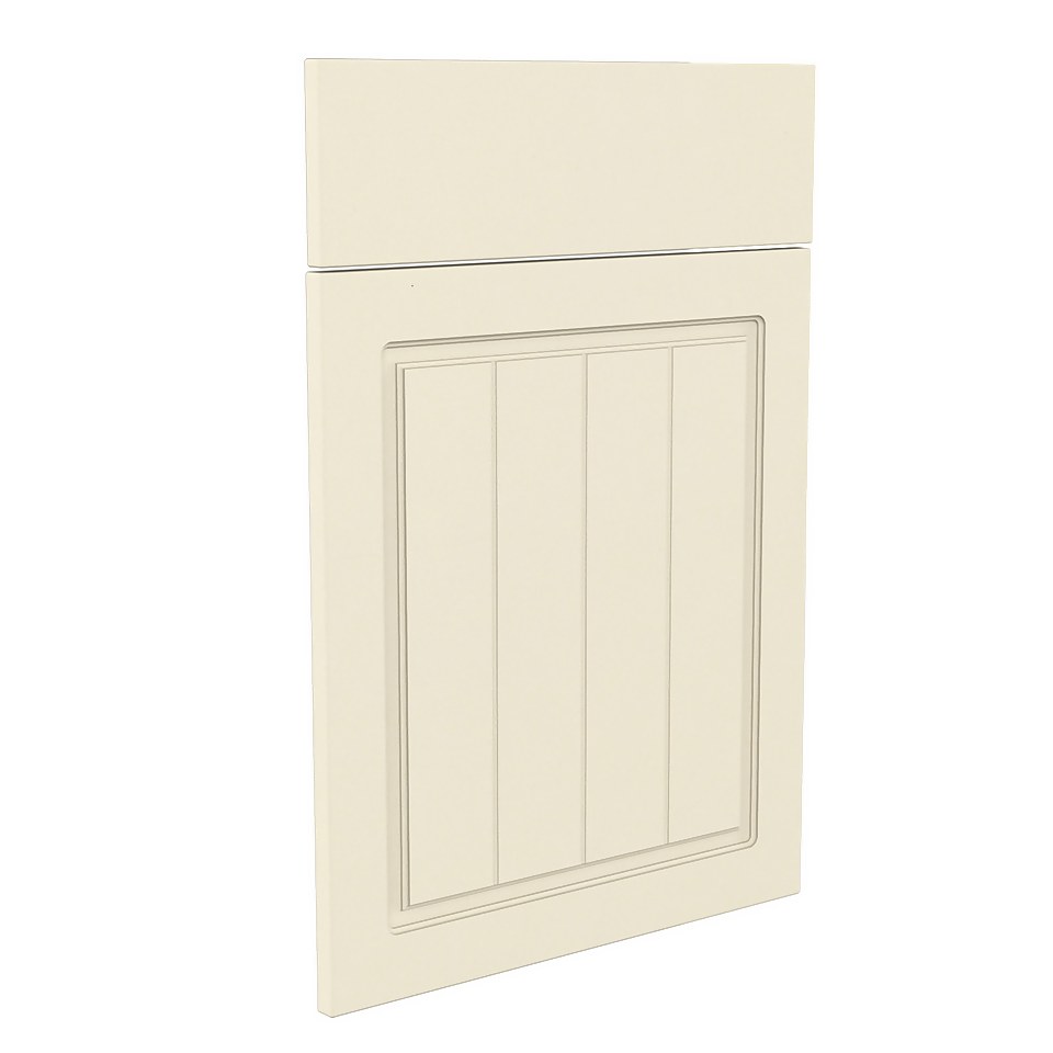Country Shaker Kitchen Door (W)497mm Cream Homebase