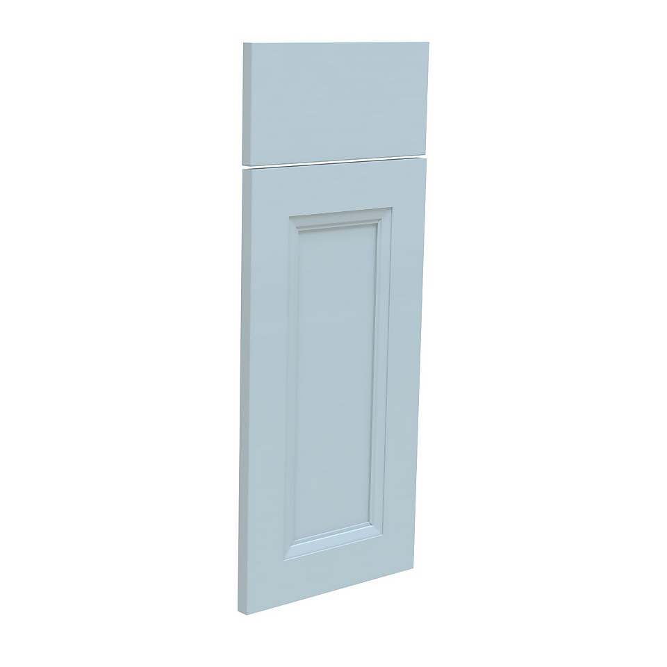 French Shaker Kitchen Cabinet Door and Drawer Front (W)297mm - Light Blue