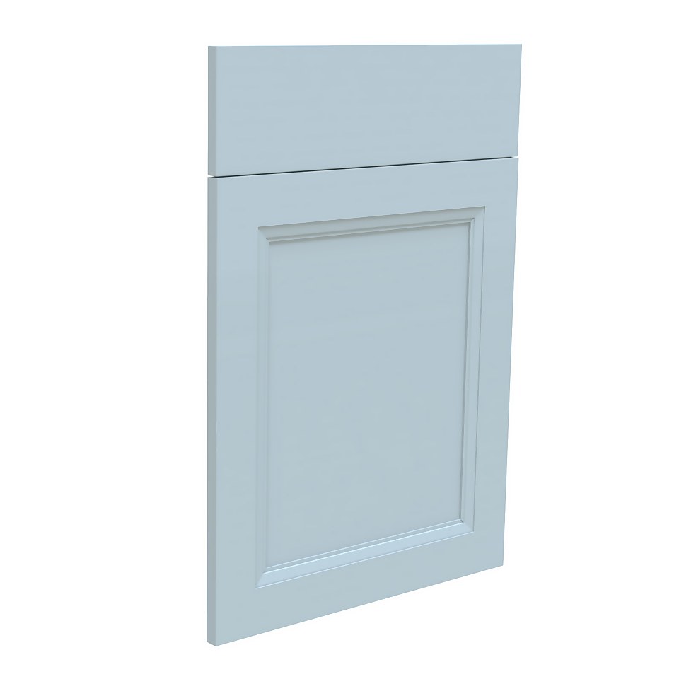 French Shaker Kitchen Cabinet Door and Drawer Front (W)497mm - Light Blue