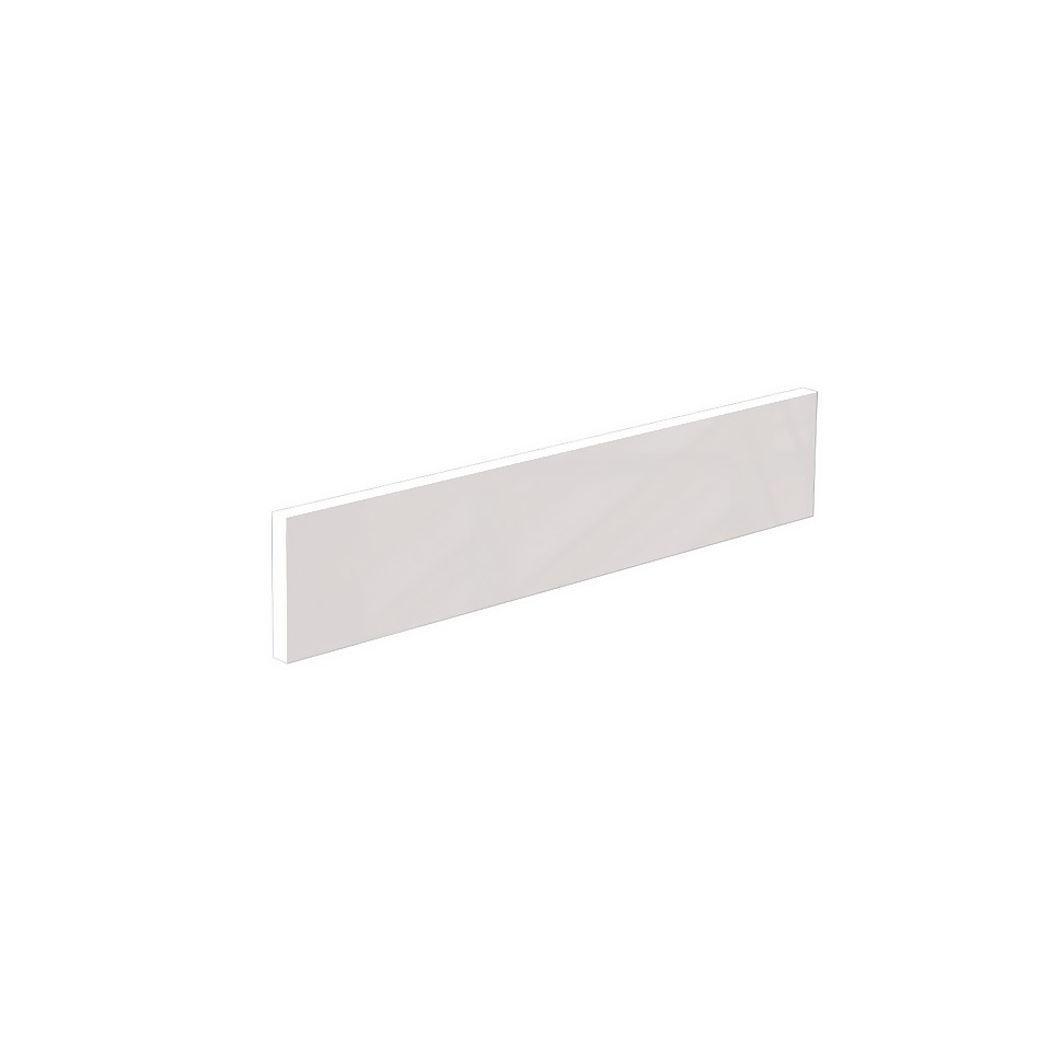 High Gloss/Modern Slab/Handleless Filler Panel (W)148 x (L)597mm - Gloss White