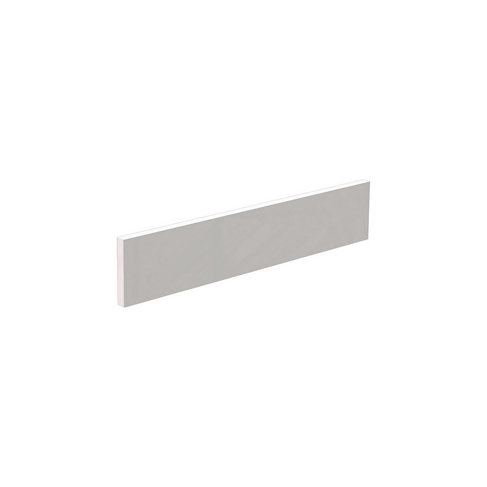 High Gloss/Modern Slab/Handleless Kitchen Filler Panel (W)148 x (L)597mm - Gloss Grey