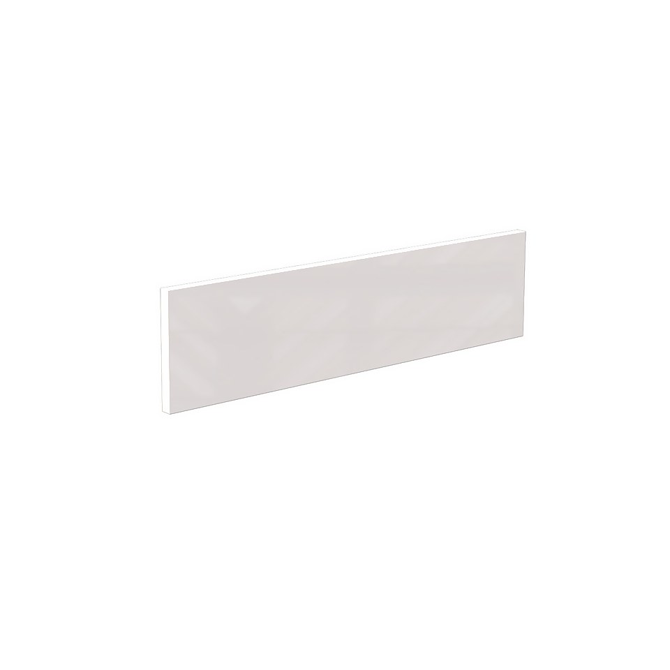 High Gloss/Modern Slab/Handleless Kitchen Filler Panel (W)148 x (L)597mm - Gloss White