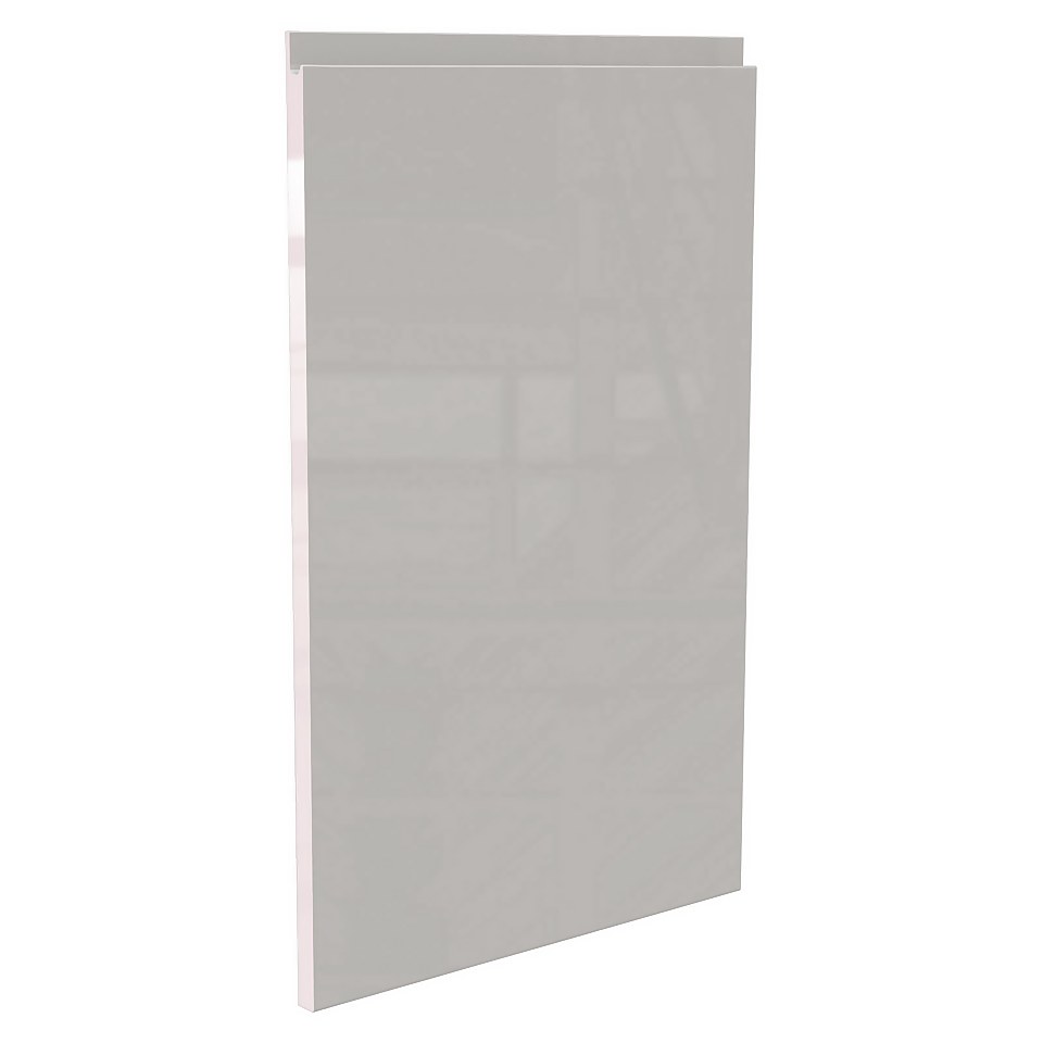 Handleless Kitchen Cabinet Door (W)447mm - Gloss Grey