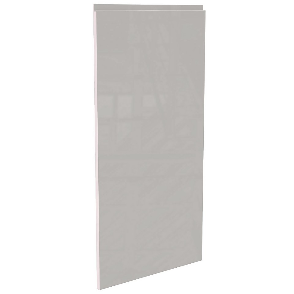 Handleless Kitchen Larder Door (H)1191 x (W)597mm - Gloss Grey