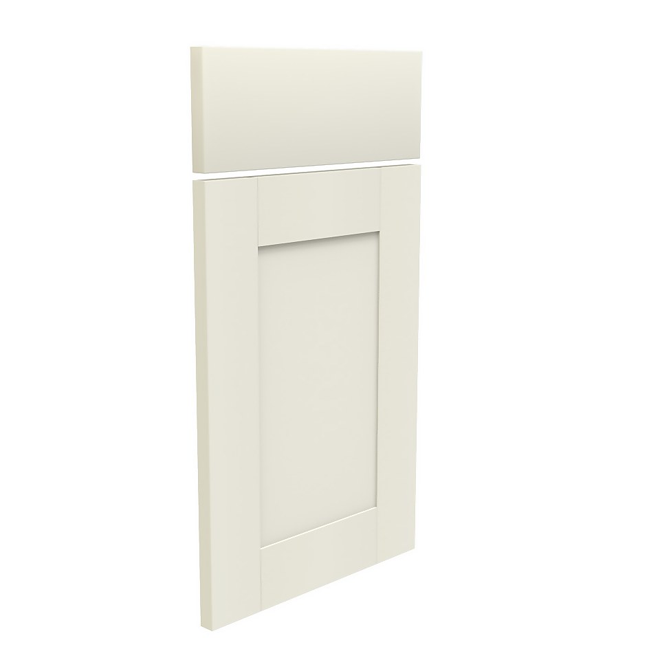 Classic Shaker Kitchen Cabinet Door and Drawer Front (W)397mm - Cream
