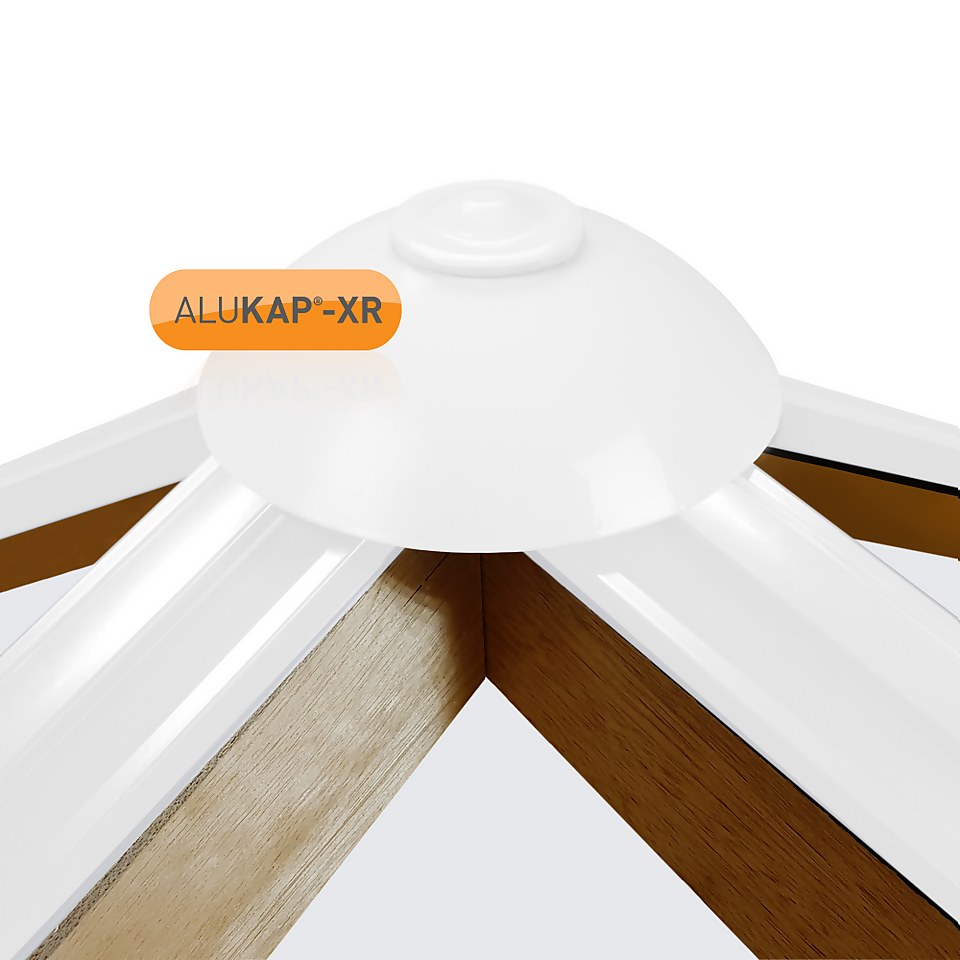 Alukap®-XR Roof Lantern Pinnacle Top Cap White