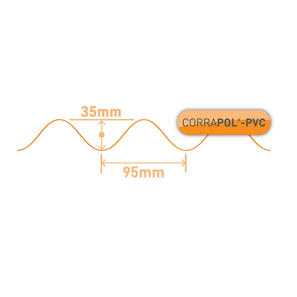Corrapol®- PVC DIY Grade Sheet 950 X 2500mm