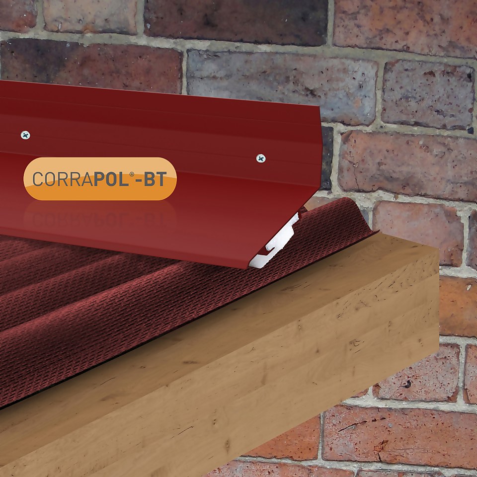 Corrapol®-BT Wall Top Flashing Red 6m